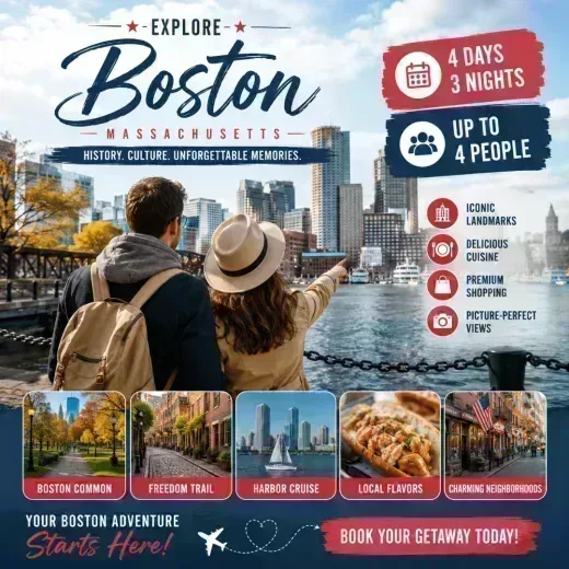 DoubleTree Suites by Hilton Hotel Boston - Cambridge — 4D/3N Boston, MA