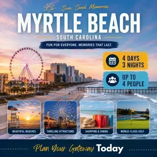 Hilton Grand Vacations Club Ocean 22 Myrtle Beach — 4D/3N Myrtle Beach, SC