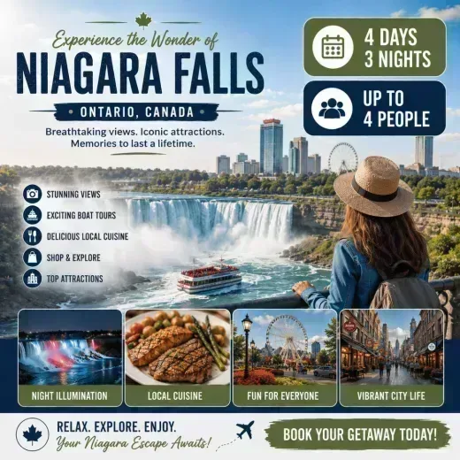 Hilton Niagara Falls/Fallsview Hotel & Suites — 4D/3N Niagara Falls