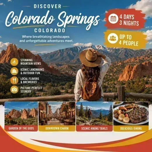 Quality Inn and Suites Garden of the Gods — 4D/3N Colorado Springs