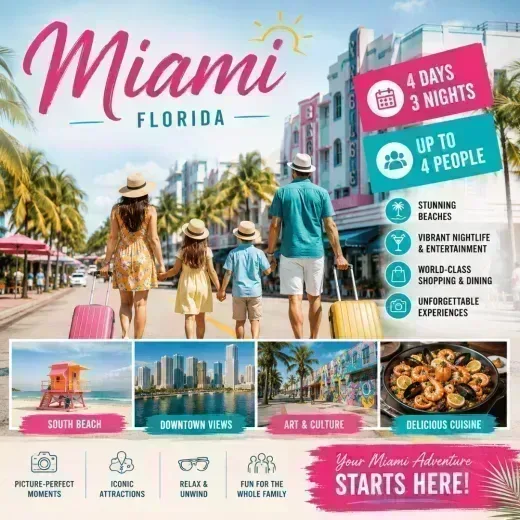 The Gates Hotel South Beach — 4D/3N Miami, FL