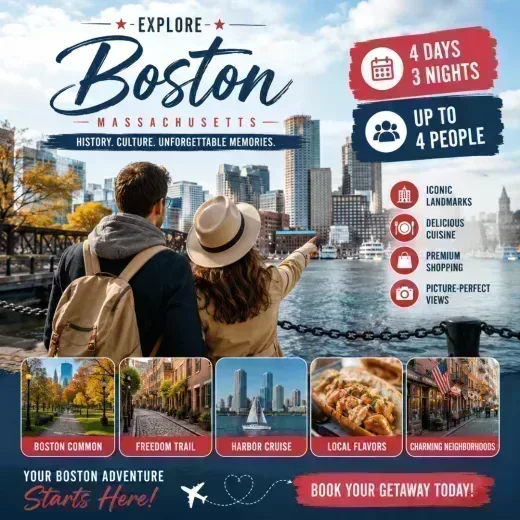 Wyndham Boston Beacon Hill — 4D/3N Boston, MA